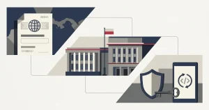 Neutralna ilustracja porównująca licencję Wild Casino w Panamie, polski monopol państwowy i funkcje bezpieczeństwa konta