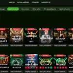 Sekcja kasyna na żywo w interfejsie Wild Casino